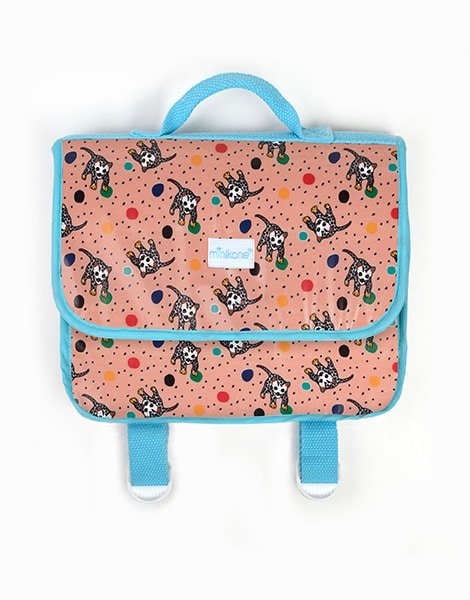 *Cartable LILI (Maternelle) en coton enduit Jaguar (garantit sans phtalates)