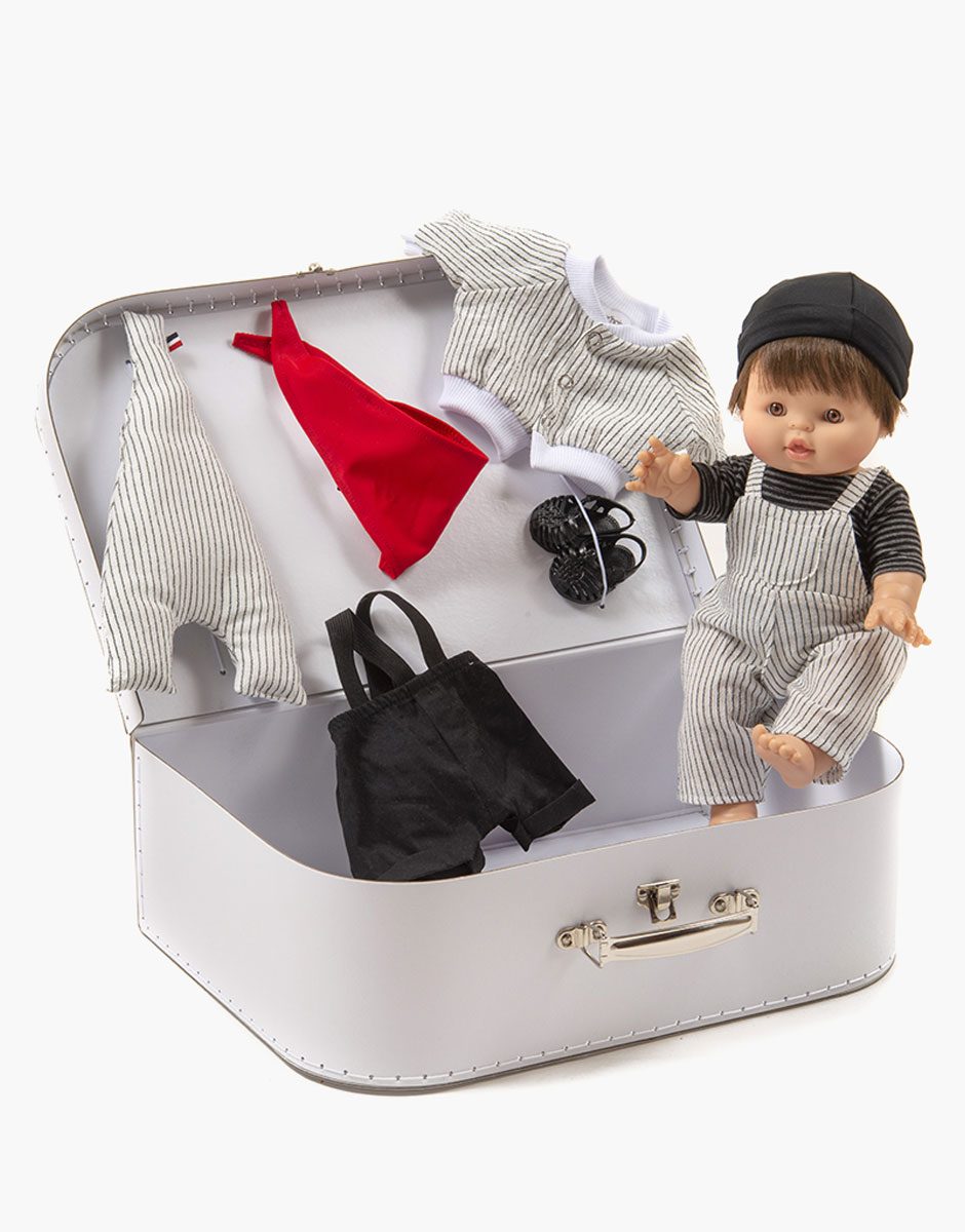 Ma valise d'antan - Coffret cadeau avec 1 poupée garçon et ses – GRAFFITI