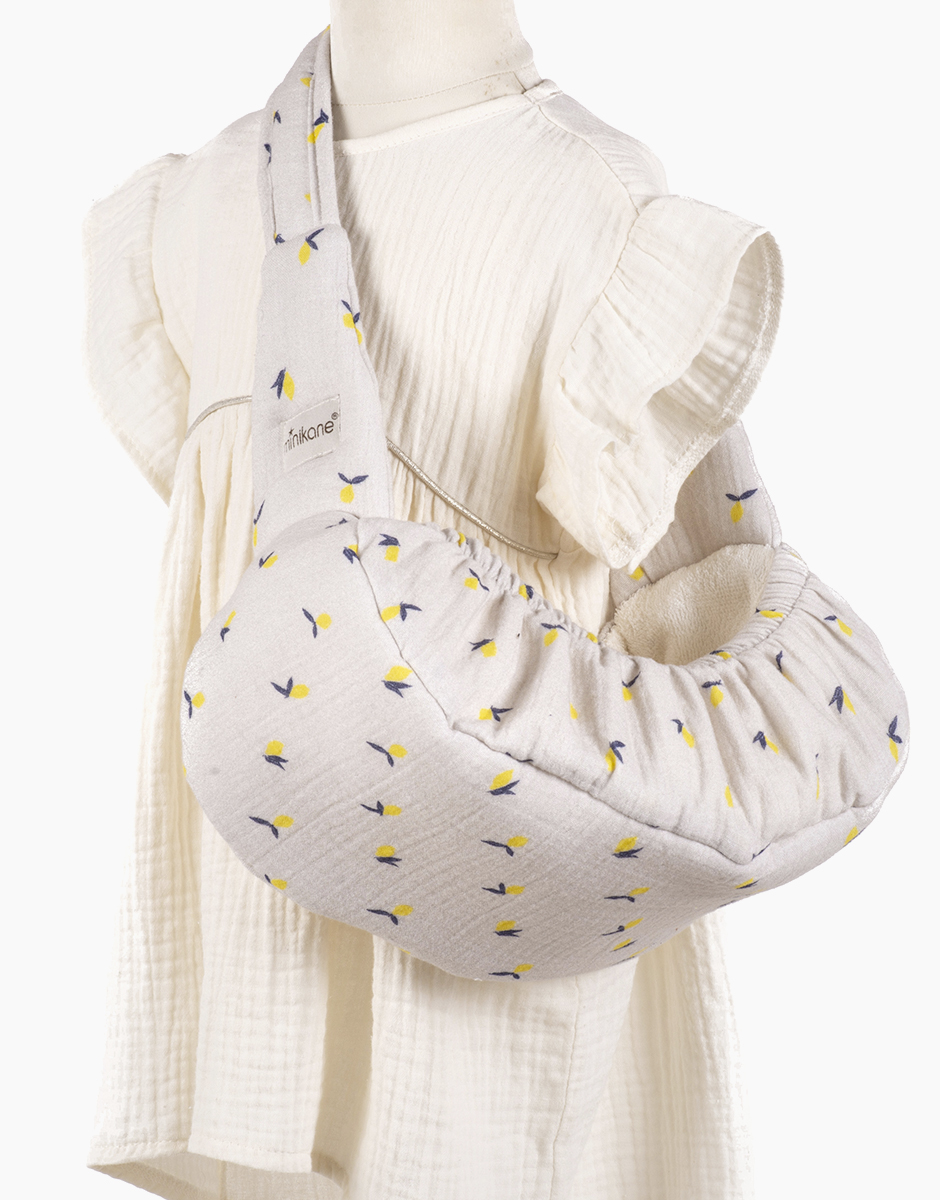 Minikane  Babies – Porte poupée hamac Citrons