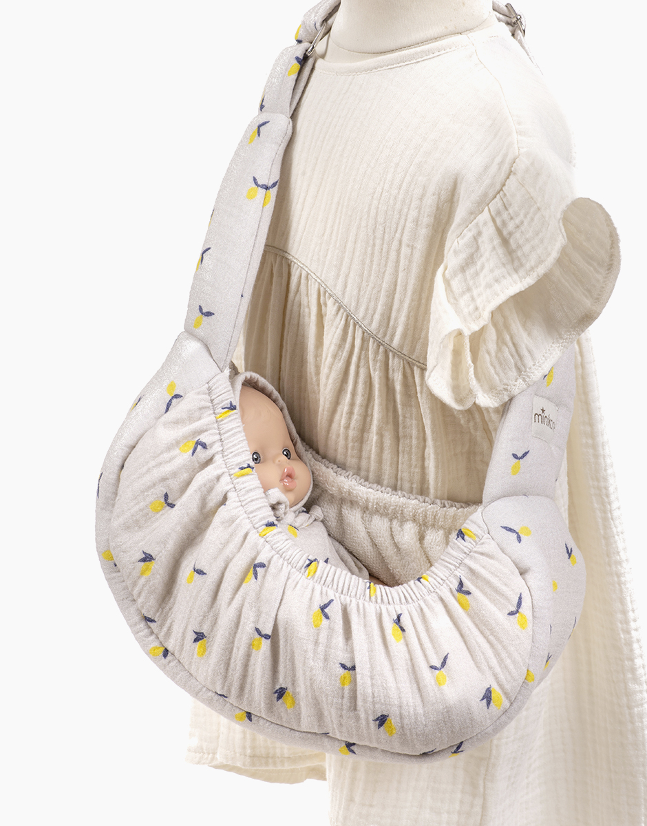 Minikane  Babies – Porte poupée hamac Citrons