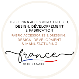 manufacturing of fabric accessories made in France