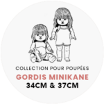 Pastille Collection poupées Gordis Minikane 34 & 37cm