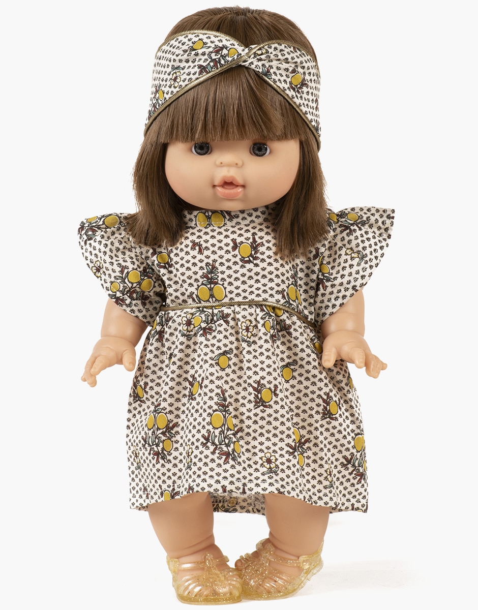 Robe Daisy et son headband croisé en coton Antoinette