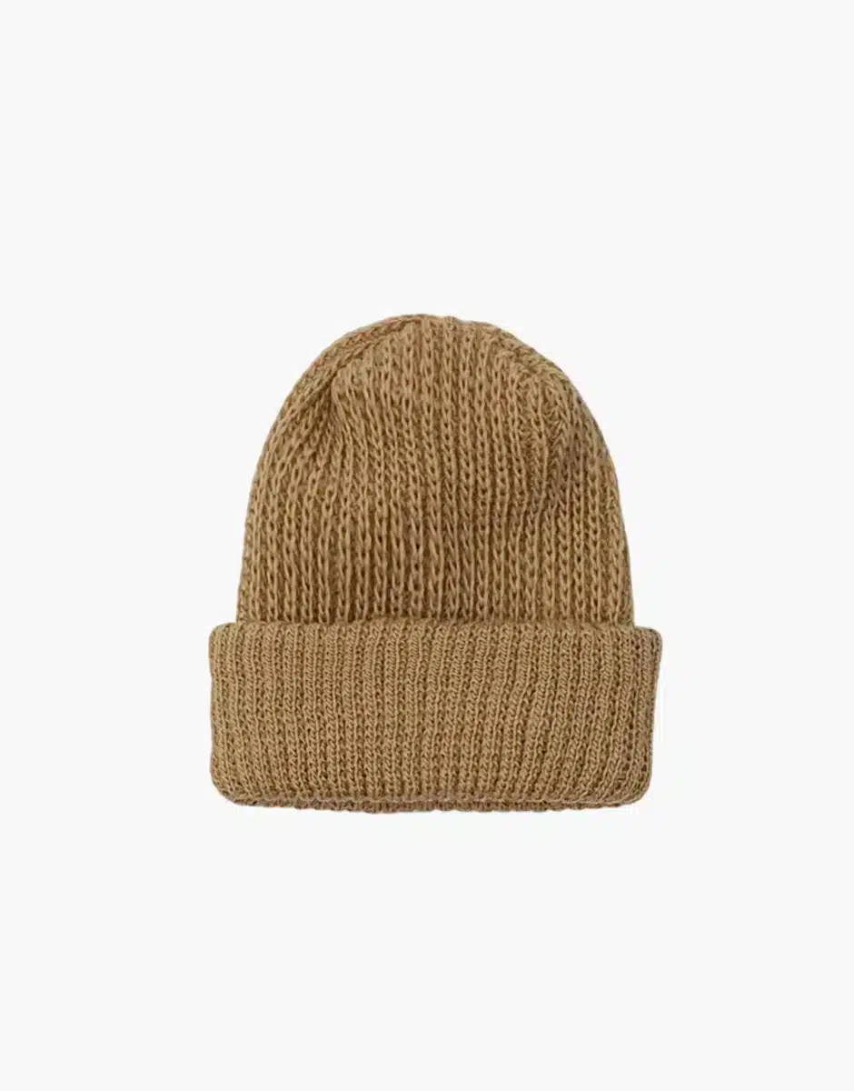 Bonnet Marius en tricot camel