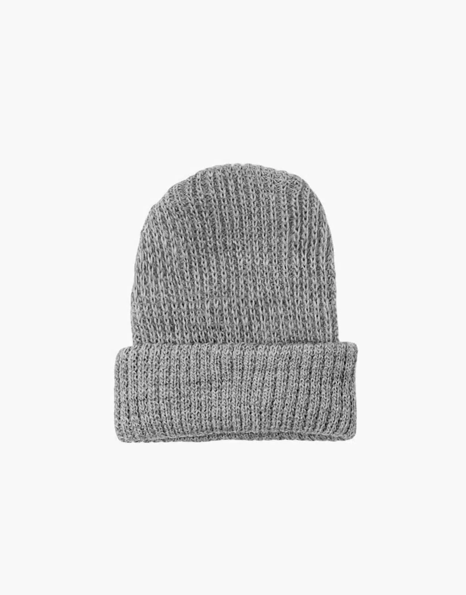 Bonnet Marius en tricot gris