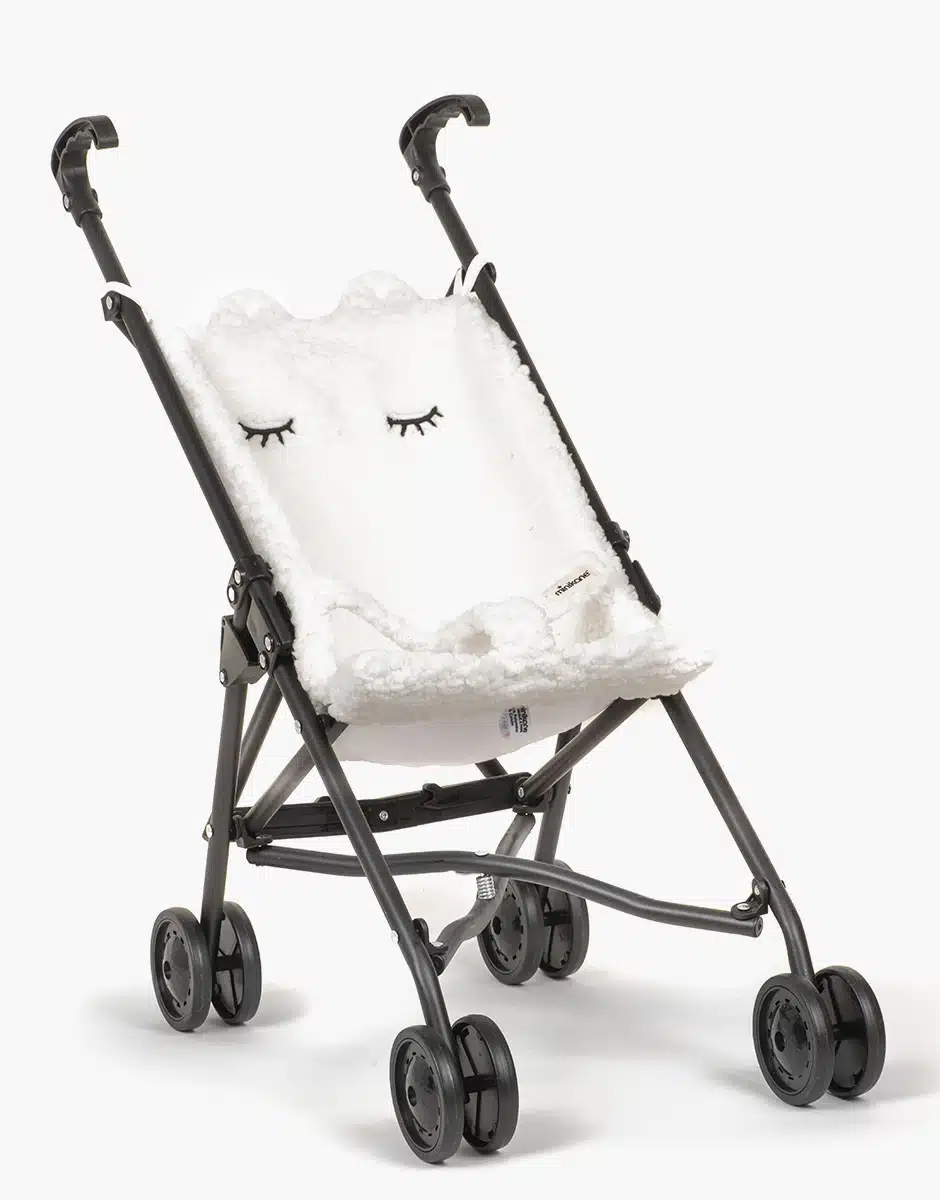 Poussette Dodo “Ours polaire” en sherpa blanche