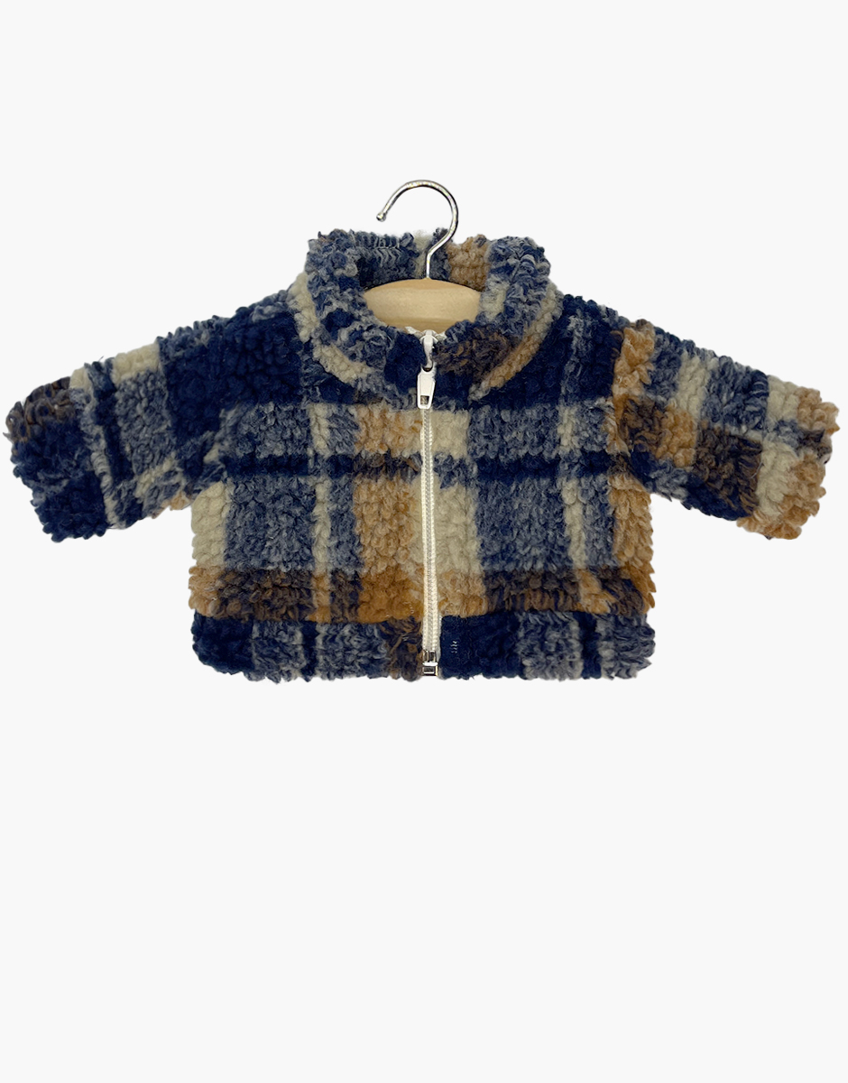 Blouson Blaise en sherpa Tartan