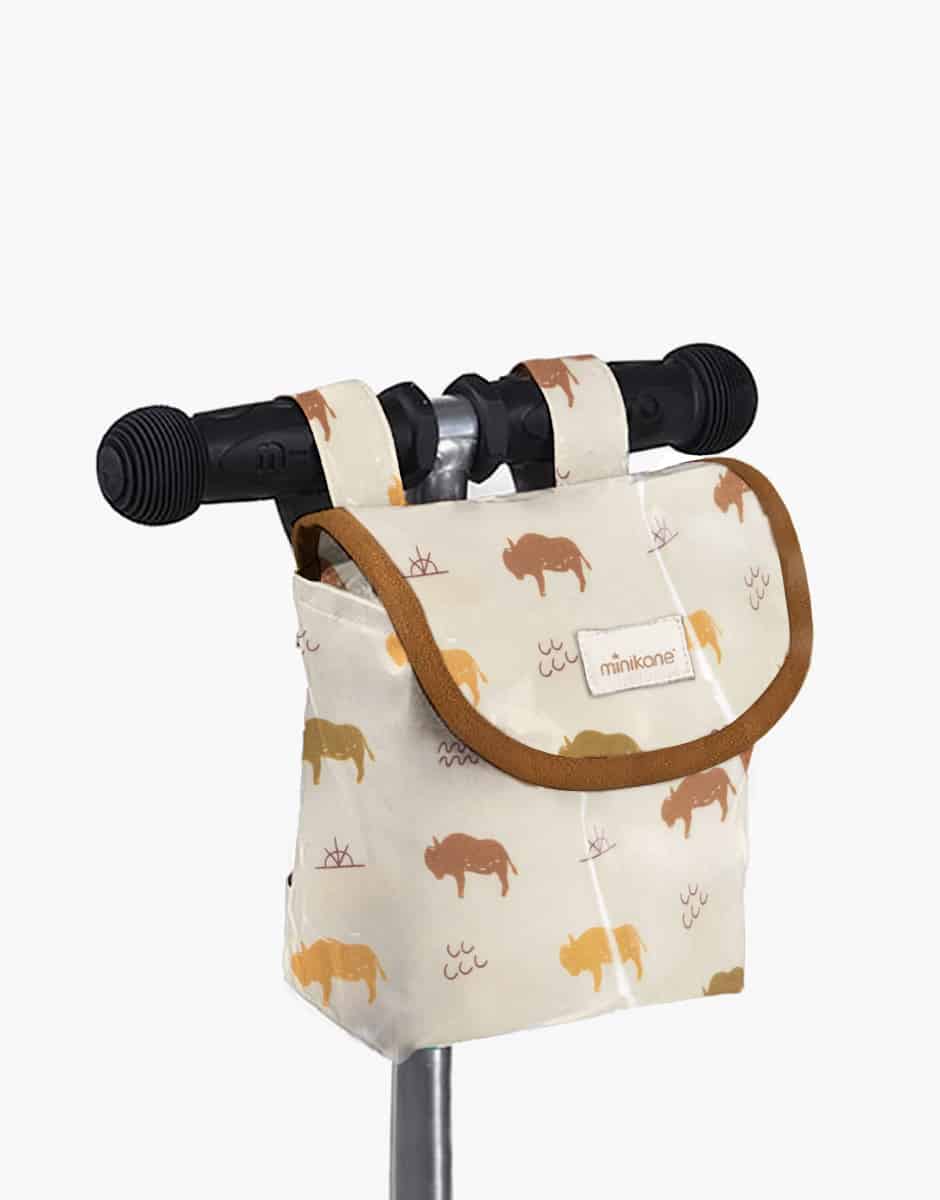 Sac de guidon en coton enduit Buffalo