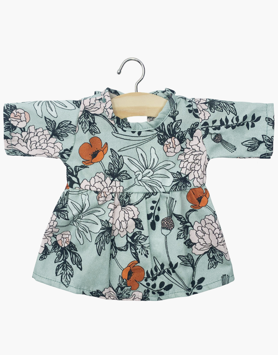 Babies – Robe Faustine à manches longues en coton Luxury rose