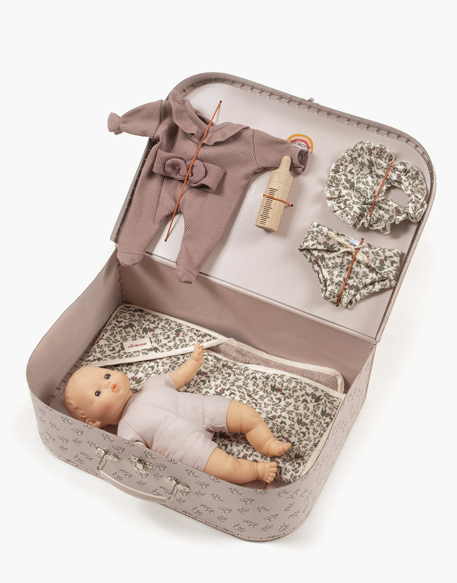 Ma Valise d’antan “Kit de Naissance” fille Amélie